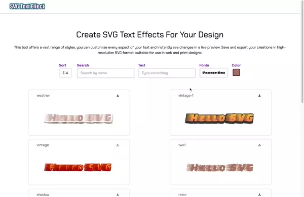text effects creator