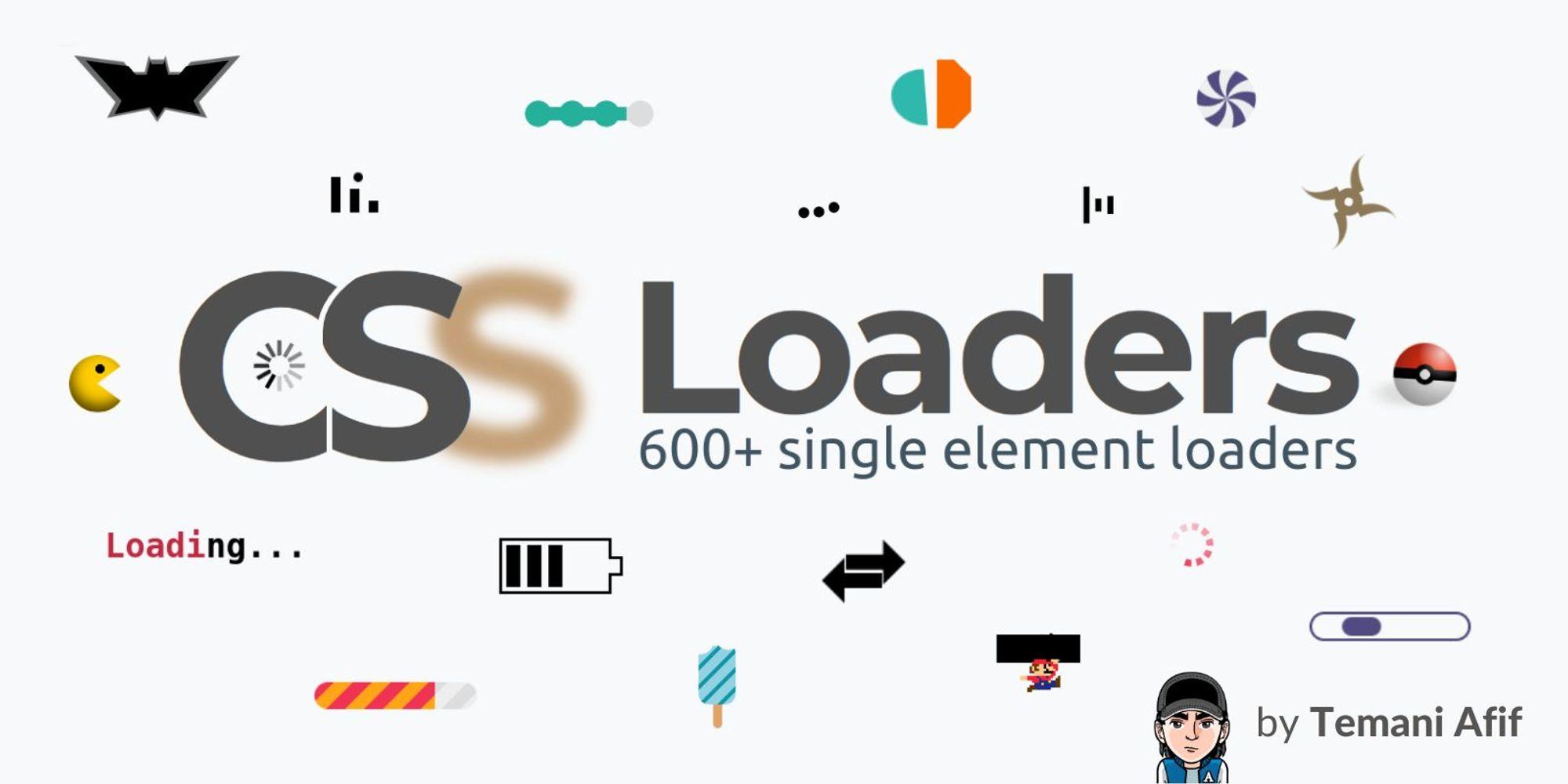 CSS Loaders: A collection of more than 500 loading animations