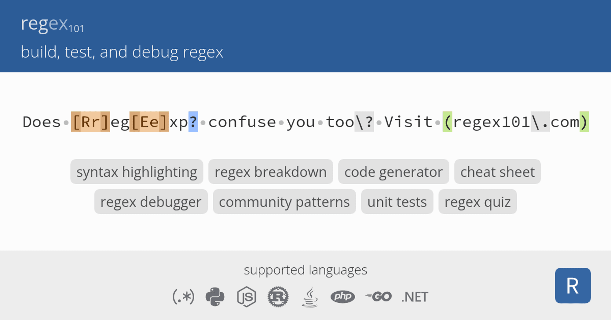 regex101: build, test, and debug regex